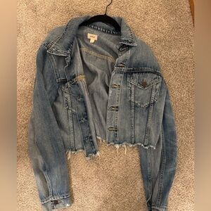 ABLE cropped denim jacket 
Size Large